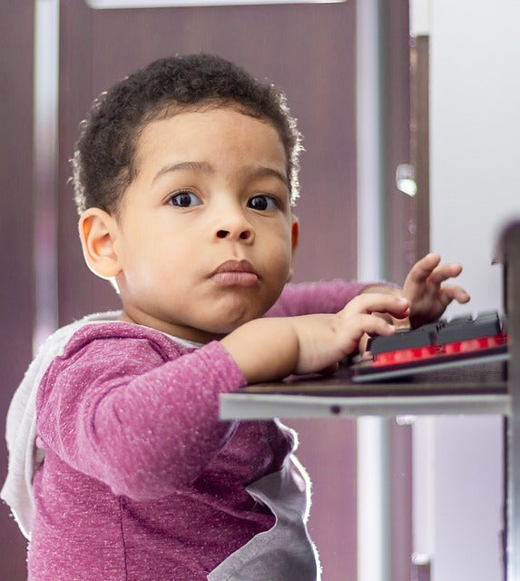 Boy at Computer