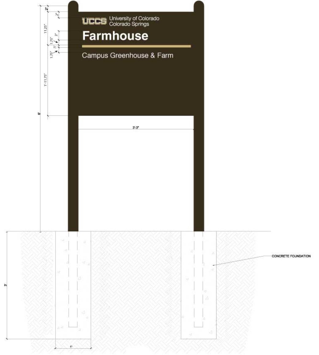 UCCS – Free Standing Building Identification Sign