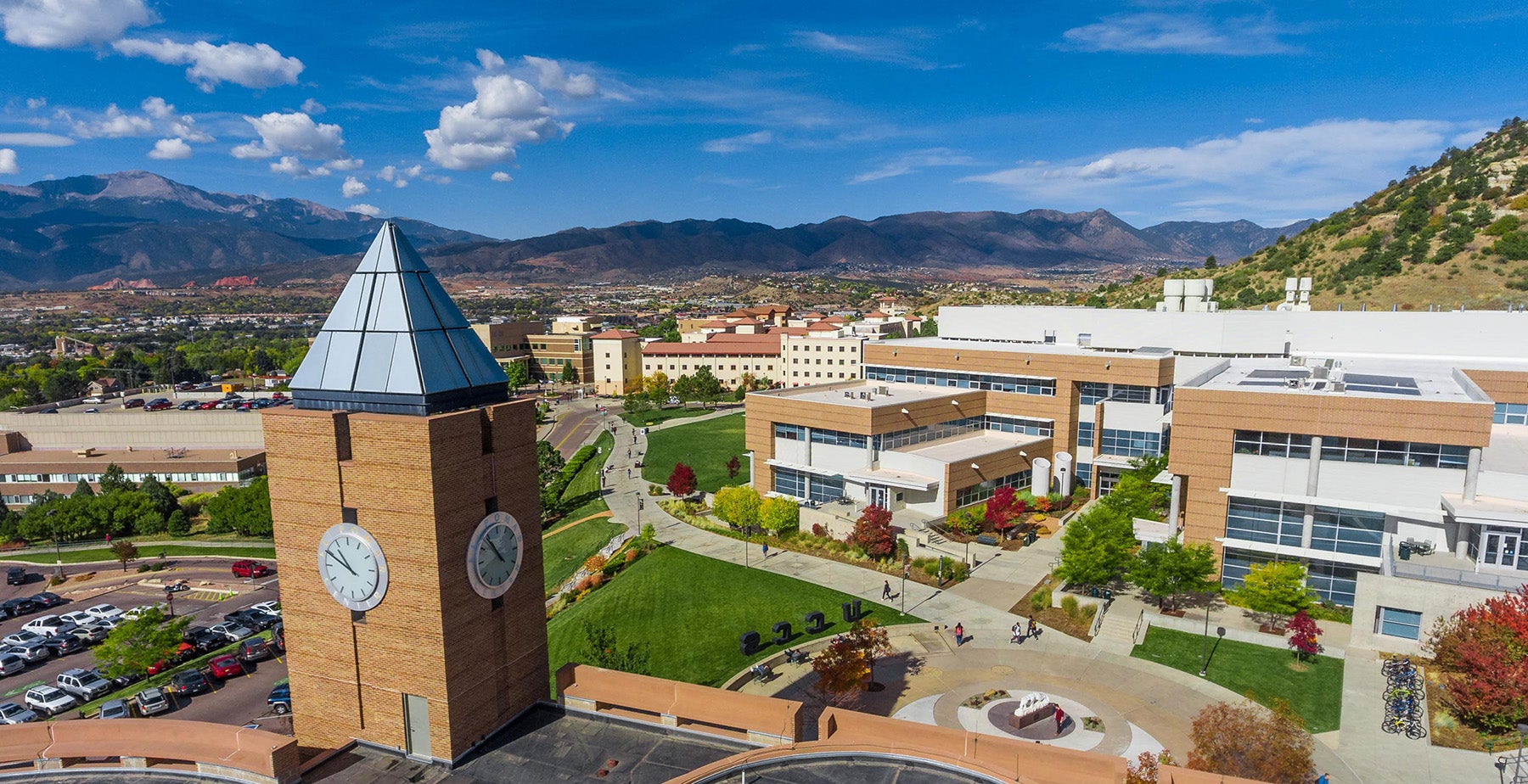 Photo of the UCCS campus in Colorado Springs