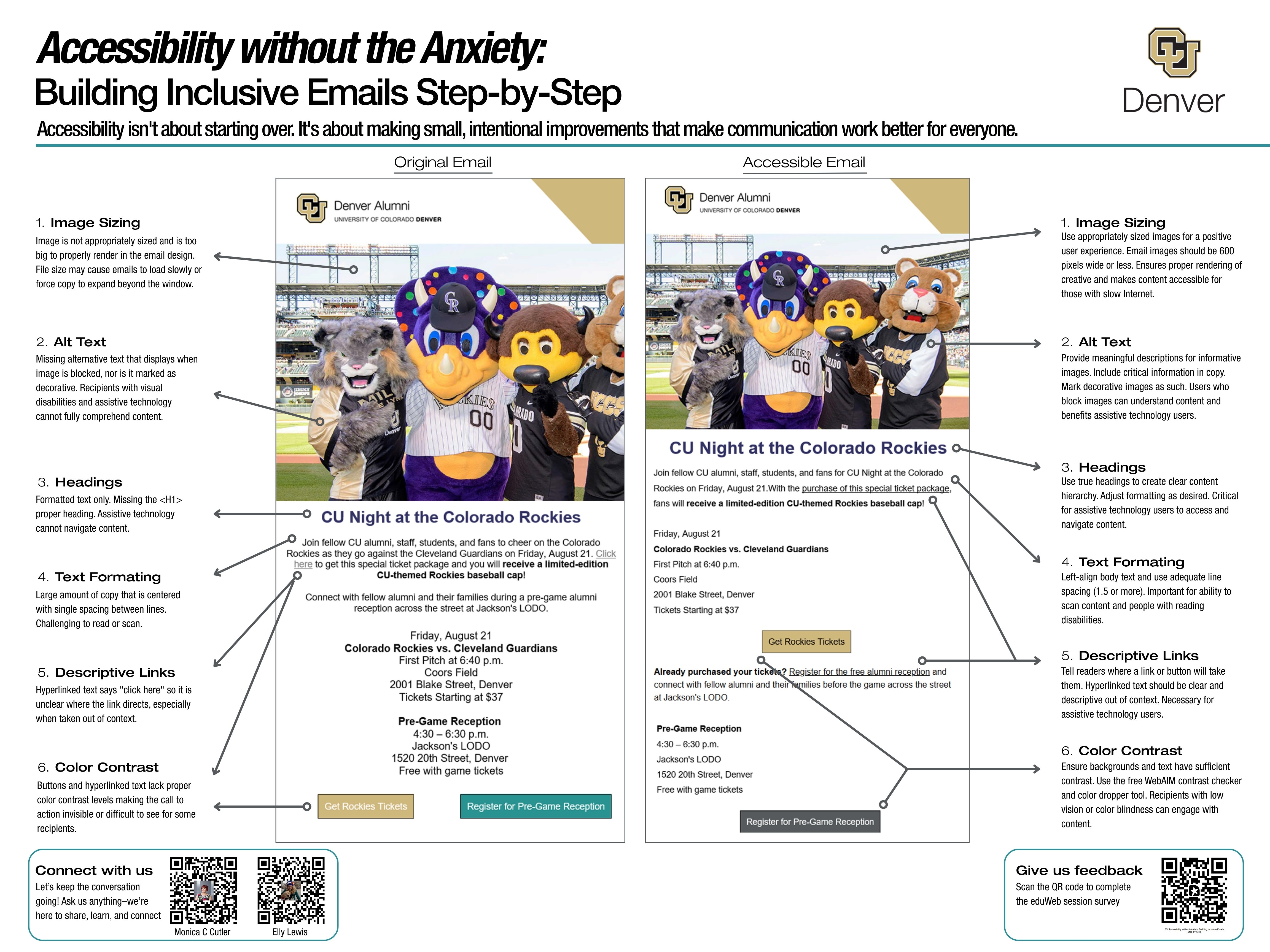 "Accessibility Without the Anxiety: Building Inclusive Emails Step-by-Step." Poster