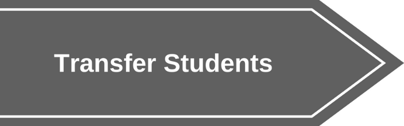 grey banner labeled Transfer Students