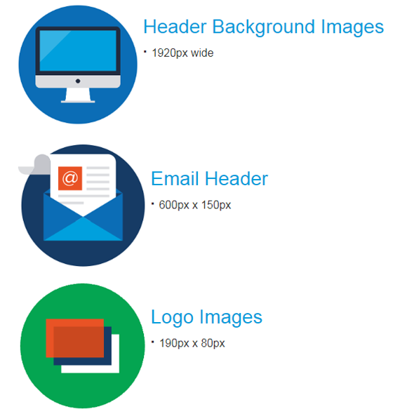 Cvent Image Sizes, Background, Email Header, Logo Images