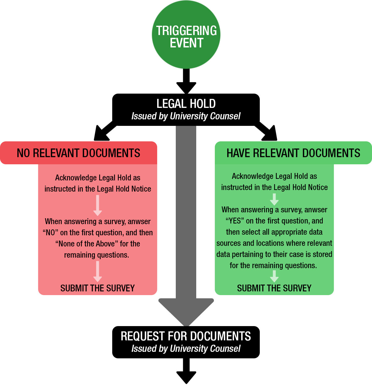 E Discovery Process Flow Chart