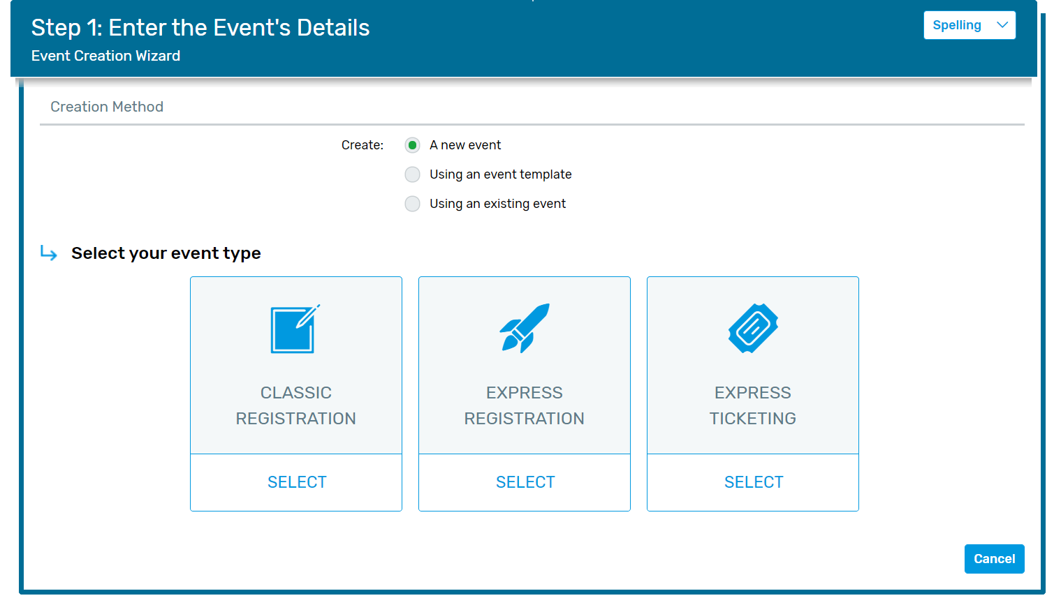 Create Cvent Events from PreExisting Template or Event, Feb 2021