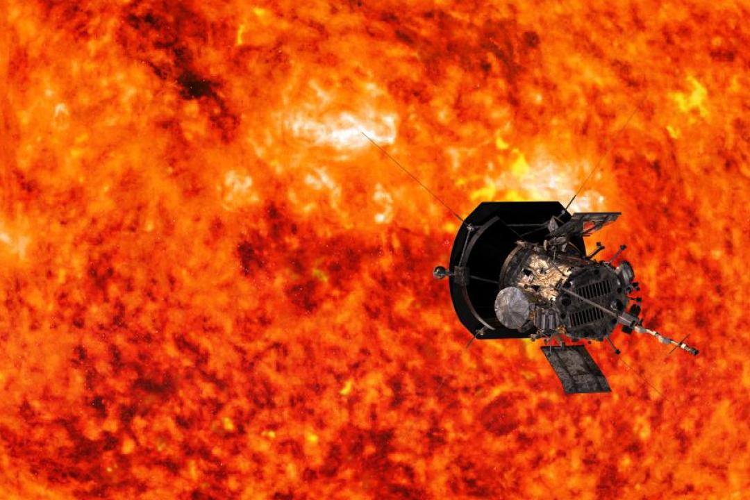 Artist's rendering of sun-set space probe