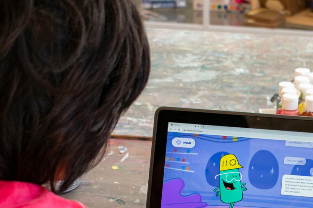 Kids learn about their emotions via the InsideU app. Photo courtesy of Disney/Pixar
