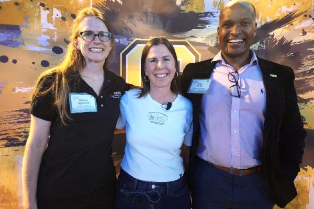 L-R: Melinda Hagemann, Sara Daum, Roger Smith
