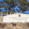 University of Colorado at Colorado Springs sign 