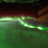 Aurora as seen from the International Space Station 