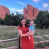Lisa Jones and her little one