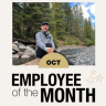 The CU Anschutz October Staff Employee of the Month is Bret Turner, hazardous materials professional in Environmental Health and Safety (EHS).