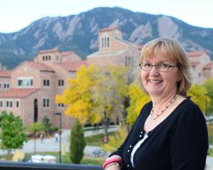 Claire Dunn on the CU Boulder Campus