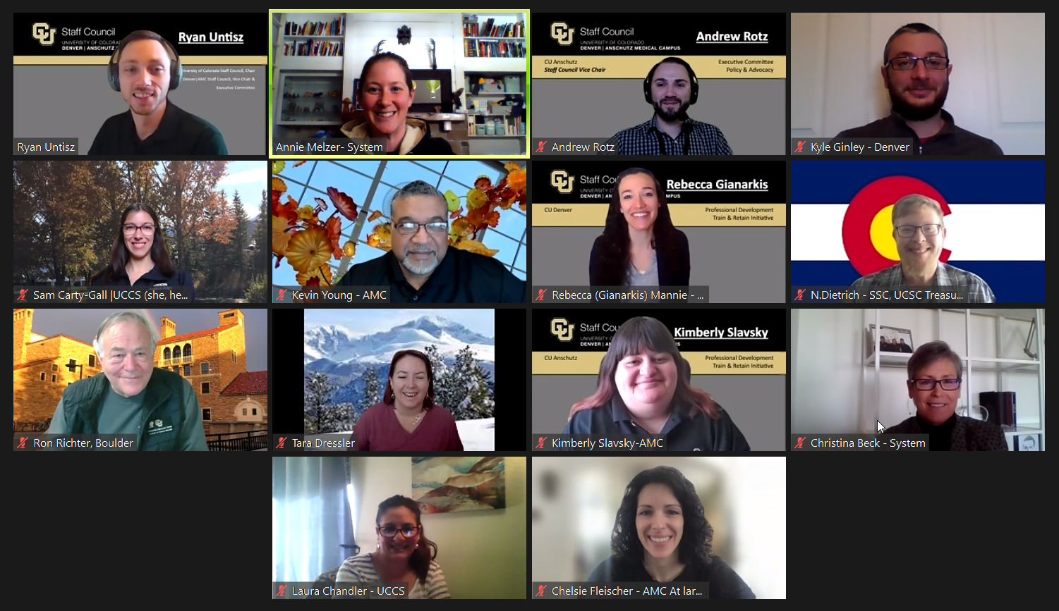 UCSC group photo University of Colorado Staff Council