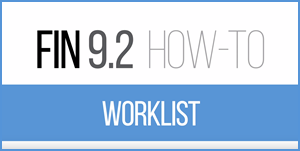 How-To: Worklist