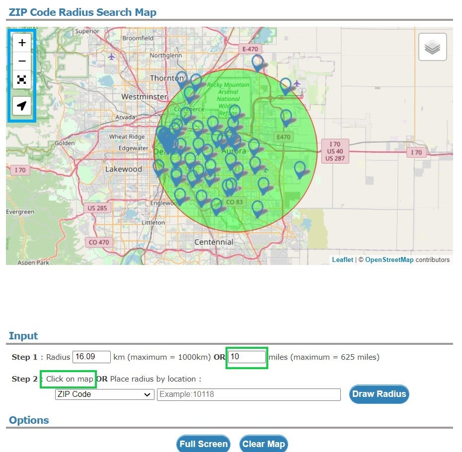 Free Map Tool University Of Colorado